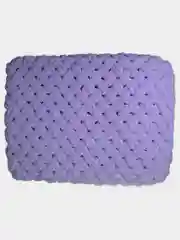 Лавандовый детский плед ручной вязки Alize Puffy