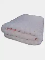 Розовый детский плед ручной вязки Alize Puffy
