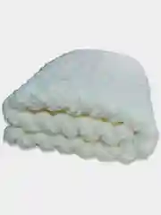 Лимонный детский плед ручной вязки Alize Puffy