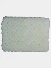 Лимонный детский плед ручной вязки Alize Puffy