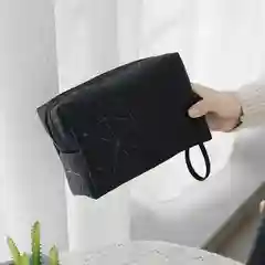 Черный женская косметичка