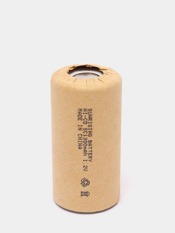 Аккумулятор Ni-Cd SC 1300mah 1.2V картонная оболочка (факт. 1100mah)