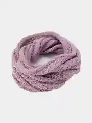 Розовый снуд женский / Хомут теплый / снуд зимний Фишка