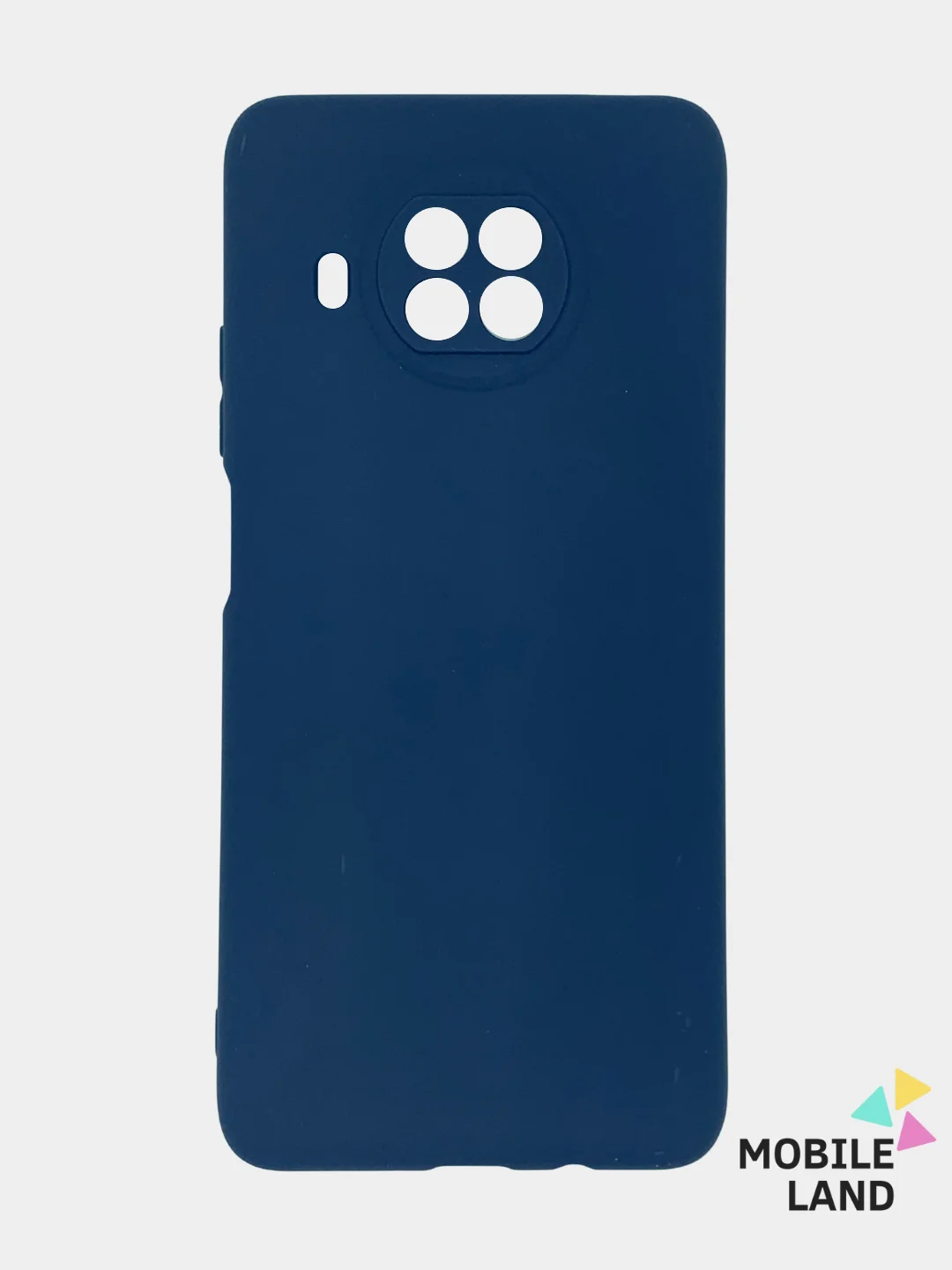 Темно-синий чехол для Xiaomi Mi 10T Lite силиконовый