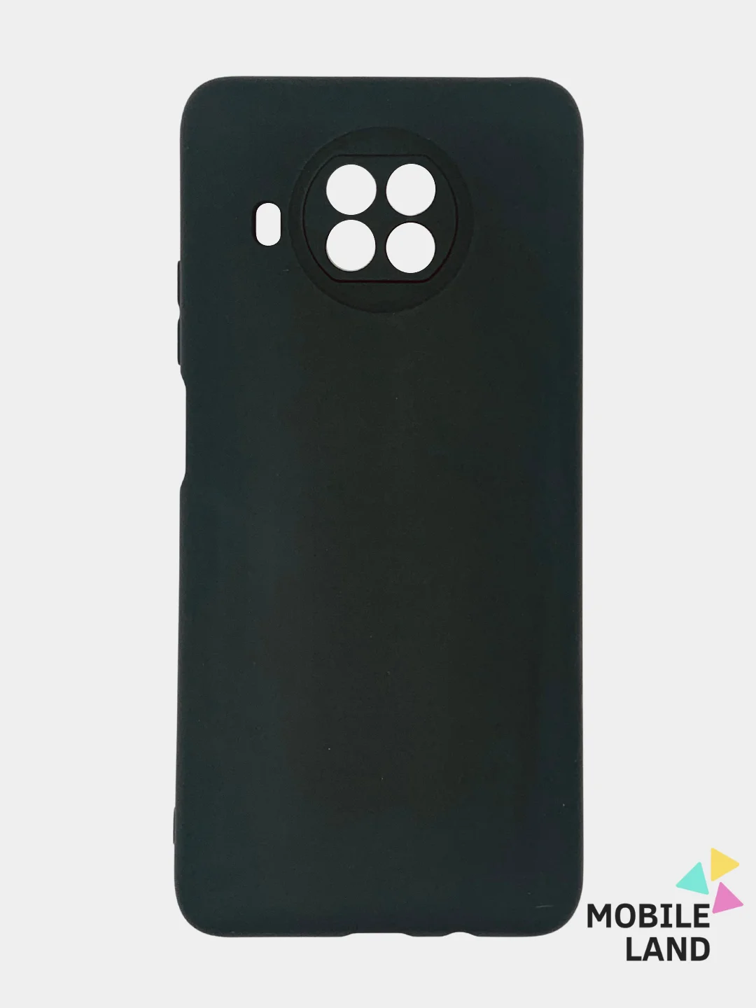 Черный чехол для Xiaomi Mi 10T Lite силиконовый