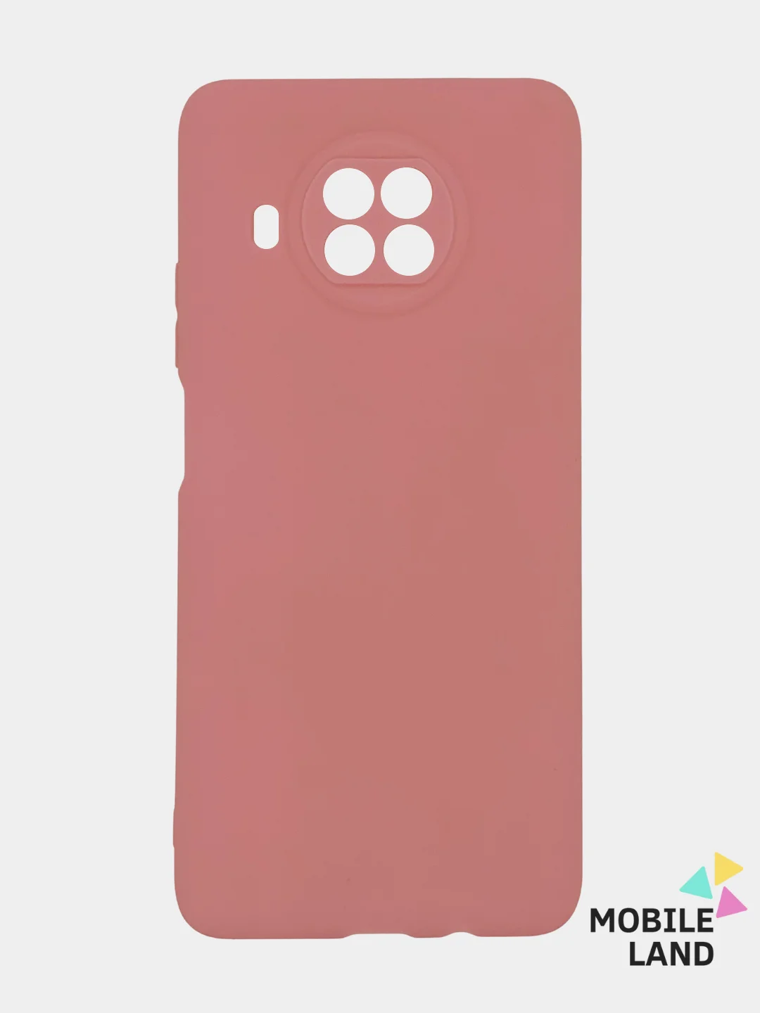 Розовый чехол для Xiaomi Mi 10T Lite силиконовый