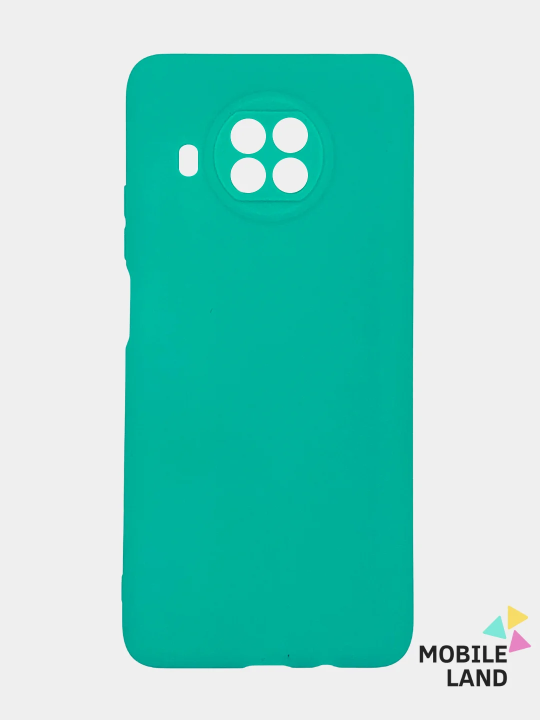 Бирюзовый чехол для Xiaomi Mi 10T Lite силиконовый