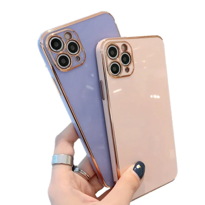 Дизайнерский чехол для айфон NANARUSI с квадратной рамкой Apple IPhone
