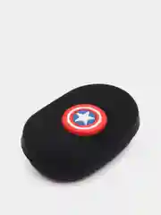 Синий силиконовый чехол для Xiaomi Redmi Airdots Pro, S, 2 c принтом Marvel