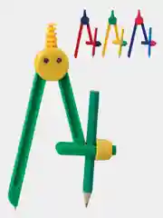 Пластиковый школьный циркуль