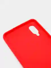 Красный чехол Samsung Galaxy A02, Галакси А02 силиконовый  Silicone Cover с закрытым низом