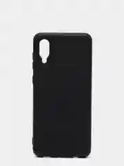Черный чехол Samsung Galaxy A02, Галакси А02 силиконовый  Silicone Cover с закрытым низом