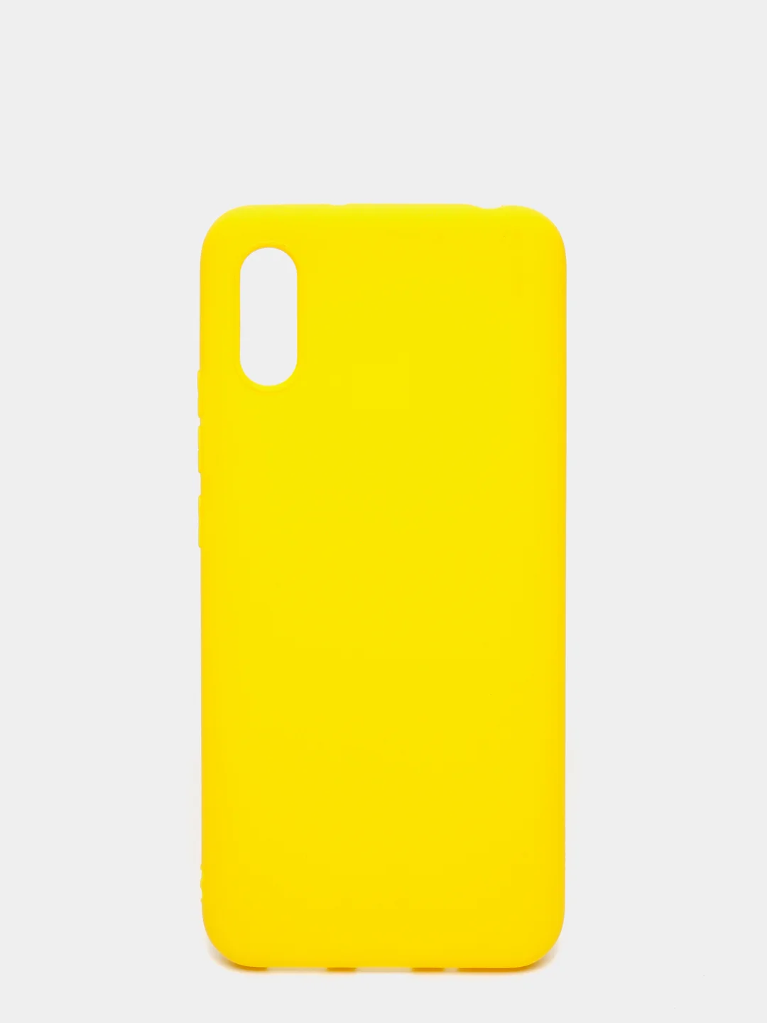 Желтый чехол силиконовый для Xiaomi Redmi 9A