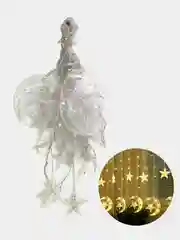 Гирлянда Штора Луна со Звездой LED
