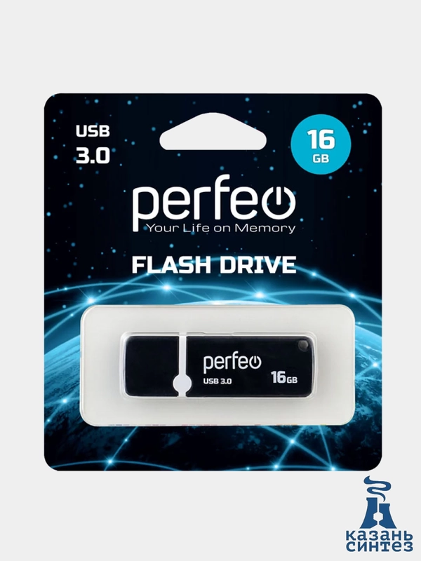 Флешка Perfeo USB 3.0 16GB C08 Black