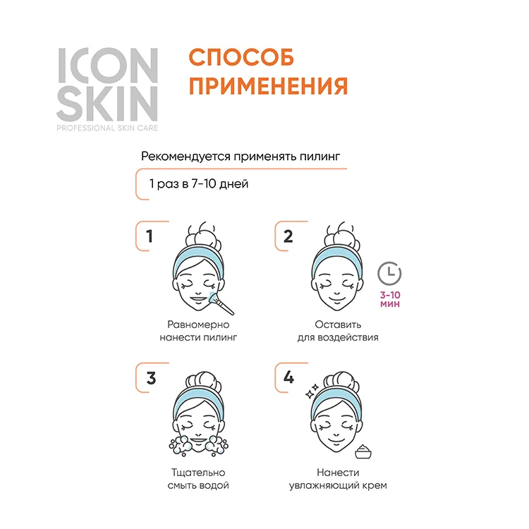 ICON SKIN Пилинг для лица 15% с витамином С, 30 мл