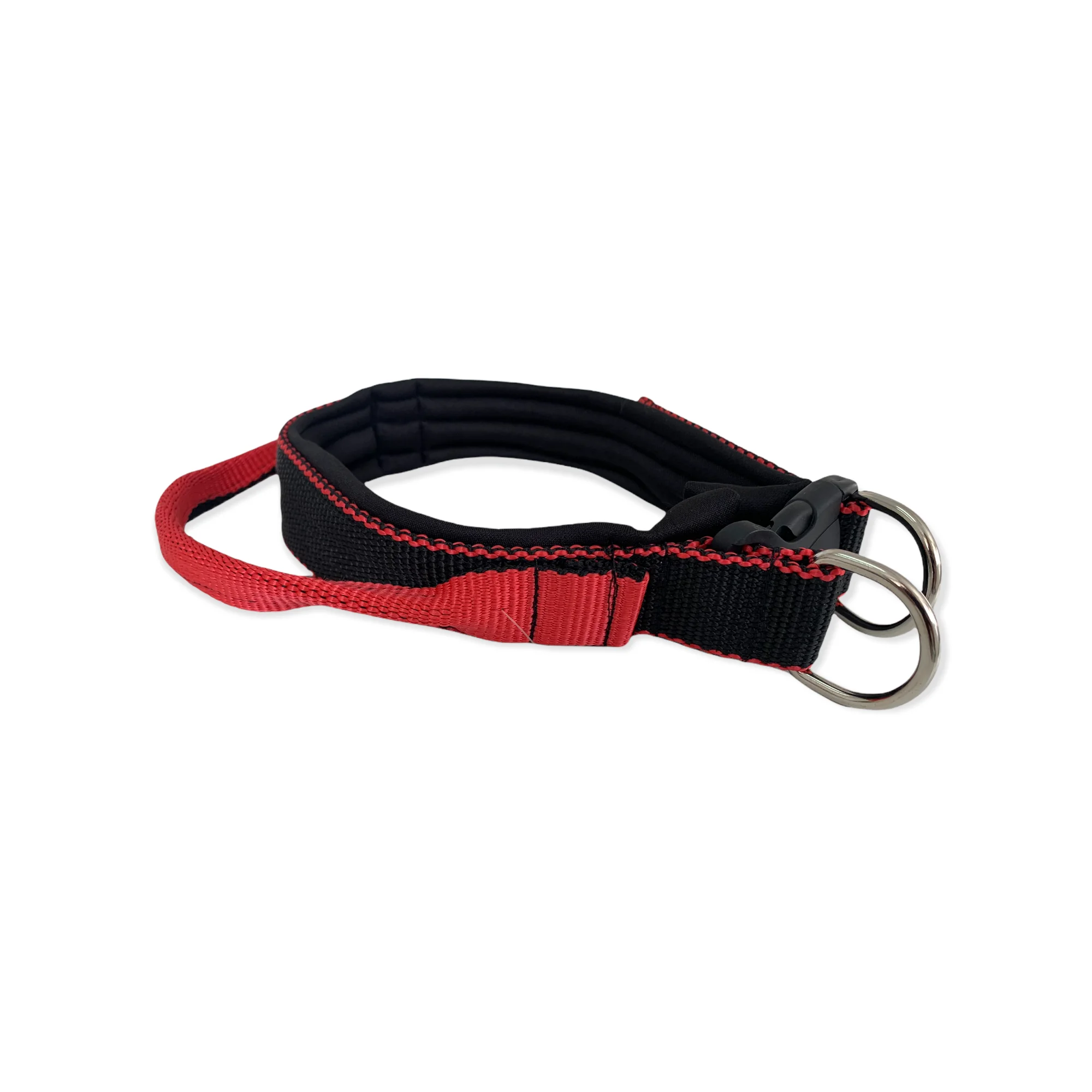 Ошейник с ручкой Fashion, капрон 25мм STRONG DOG