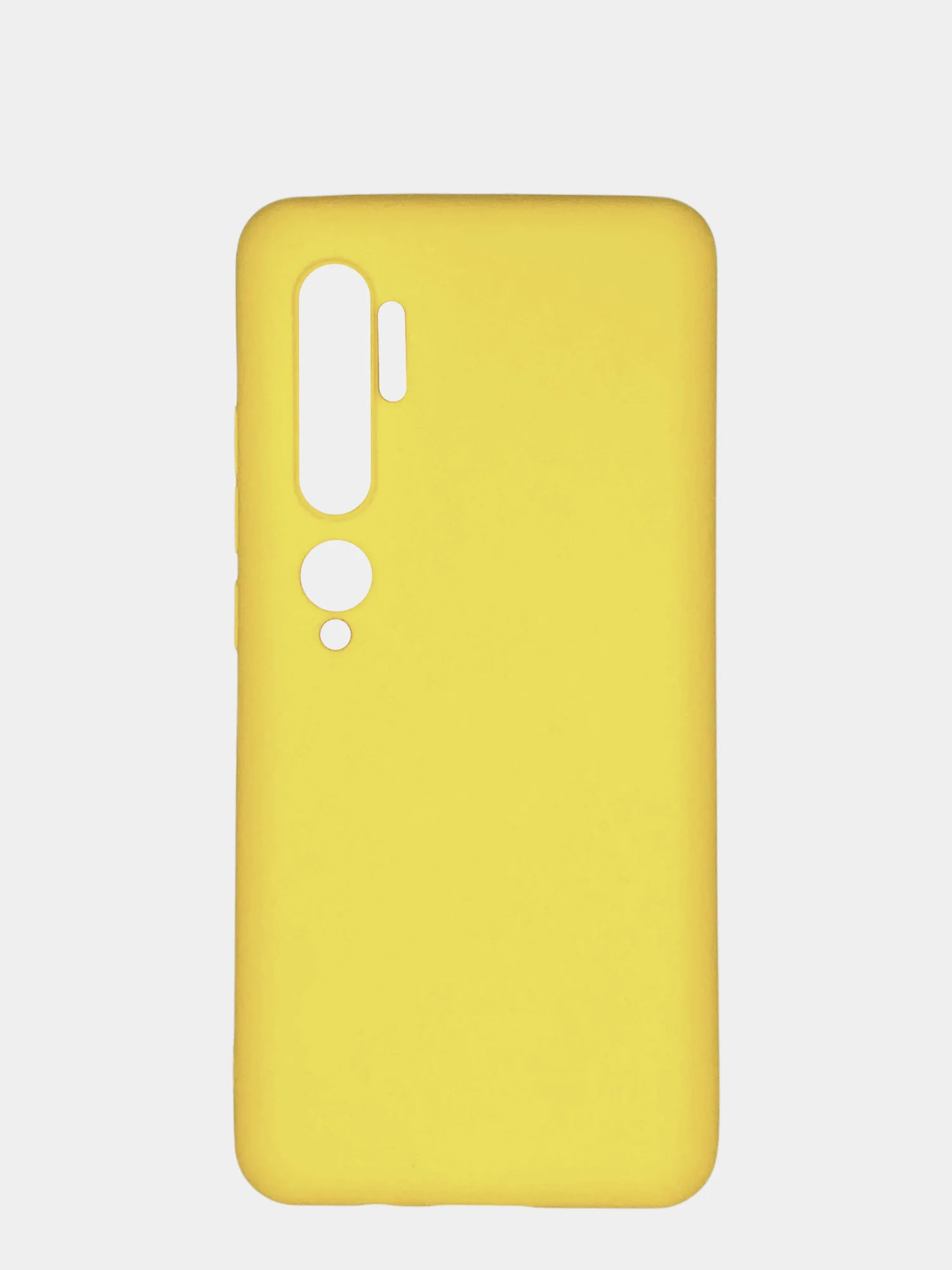 Желтый чехол Xiaomi Mi Note 10 / Mi Note 10 Pro / MI CC9 Pro, Сяоми Ми Нот 10, 10 Про силиконовый