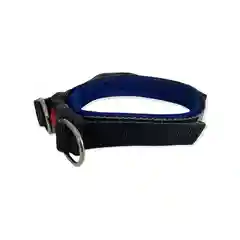 Лазурный ошейник с ручкой Fashion, капрон 25мм STRONG DOG