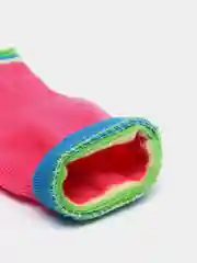 Фуксия носки короткие, спортивные, для йоги