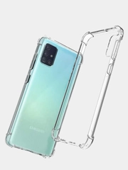 Чехол с защитой углов для Samsung А30 А31 50 51 71 S10 22 32 33 52 53 72 20 S22 Plus Ultra