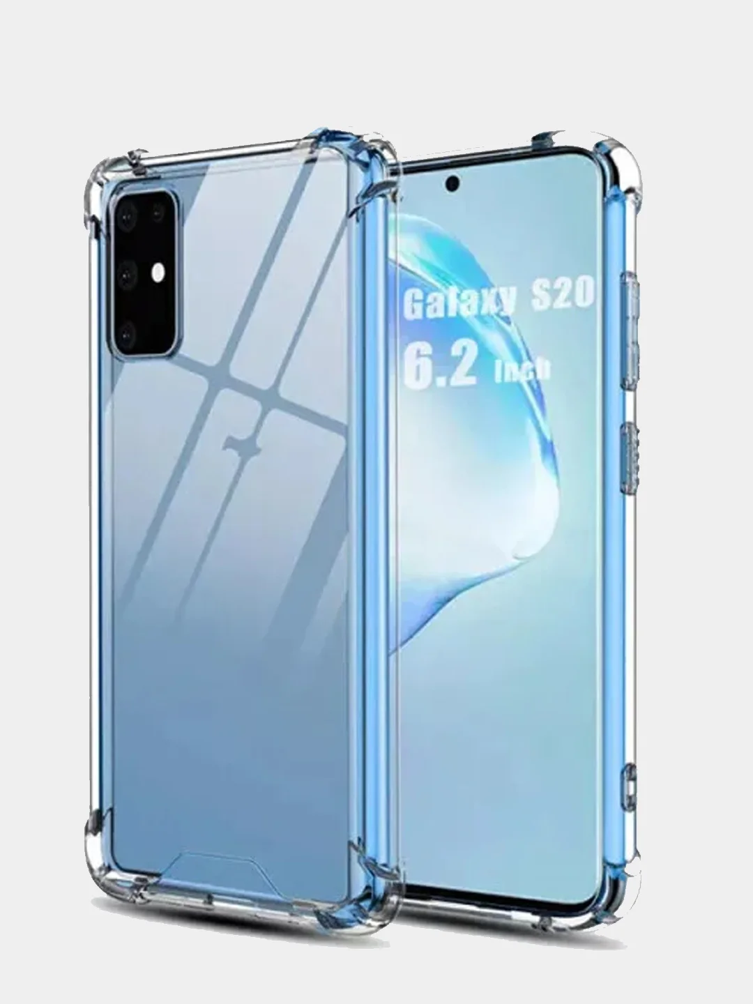 Чехол с защитой углов для Samsung А30 А31 50 51 71 S10 22 32 33 52 53 72 20 S22 Plus Ultra