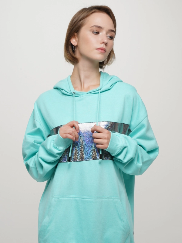 Толстовка MIND THE TEE, мятный
