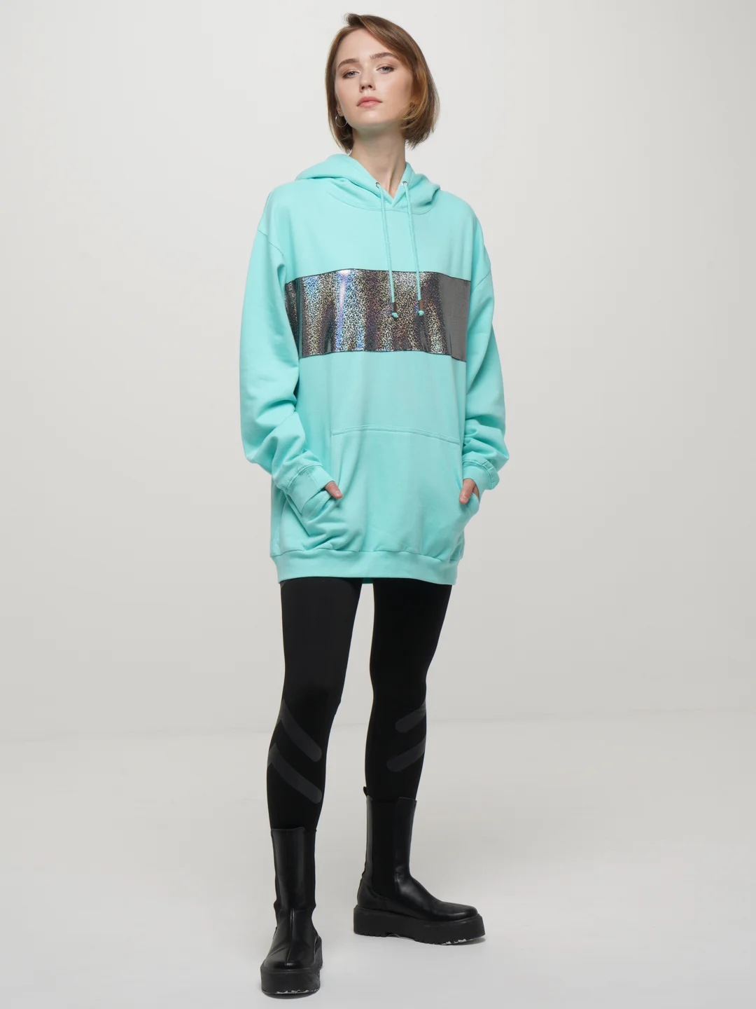 Мятный толстовка MIND THE TEE, мятный