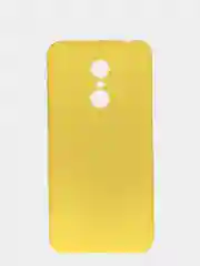 Желтый чехол для Xiaomi Redmi 5 Plus (Сяоми Редми 5 Плюс), силиконовый, цветной, матовый