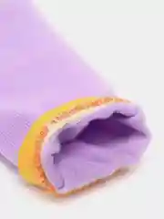 Лавандовый носки короткие, спортивные, для йоги