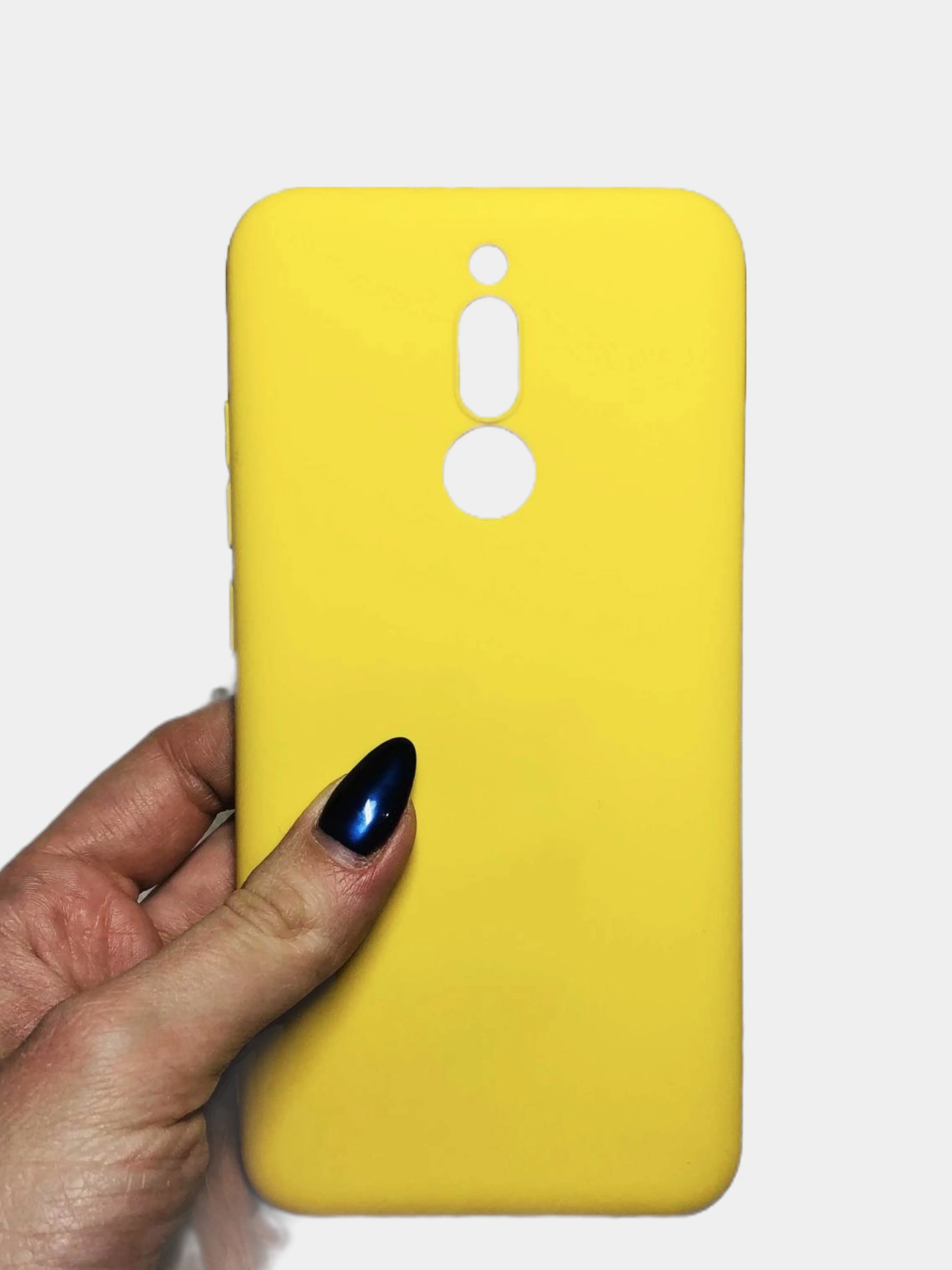 Желтый чехол Xiaomi Redmi 8, Сяоми Редми 8, силиконовый цветной матовый