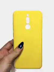 Желтый чехол Xiaomi Redmi 8, Сяоми Редми 8, силиконовый цветной матовый
