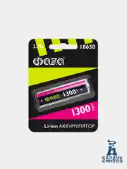 Аккумулятор 18650 li-ion (литий-ионный LI18650) 3.7в ФАZА
