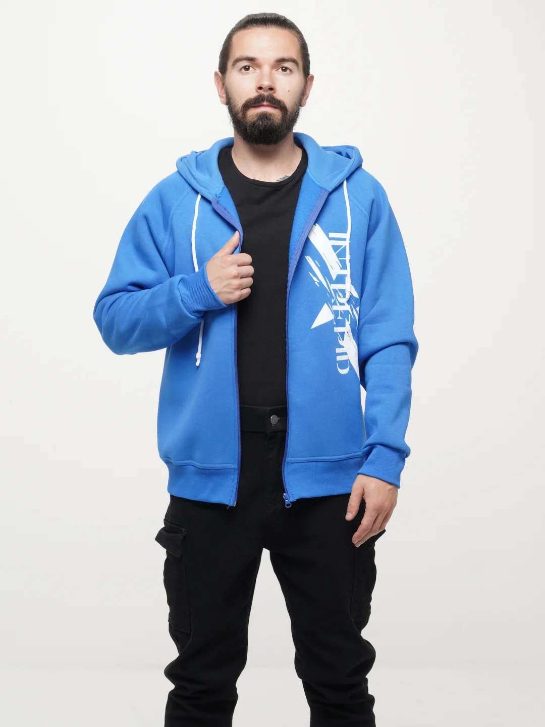 Синий свитшот MIND THE TEE синий