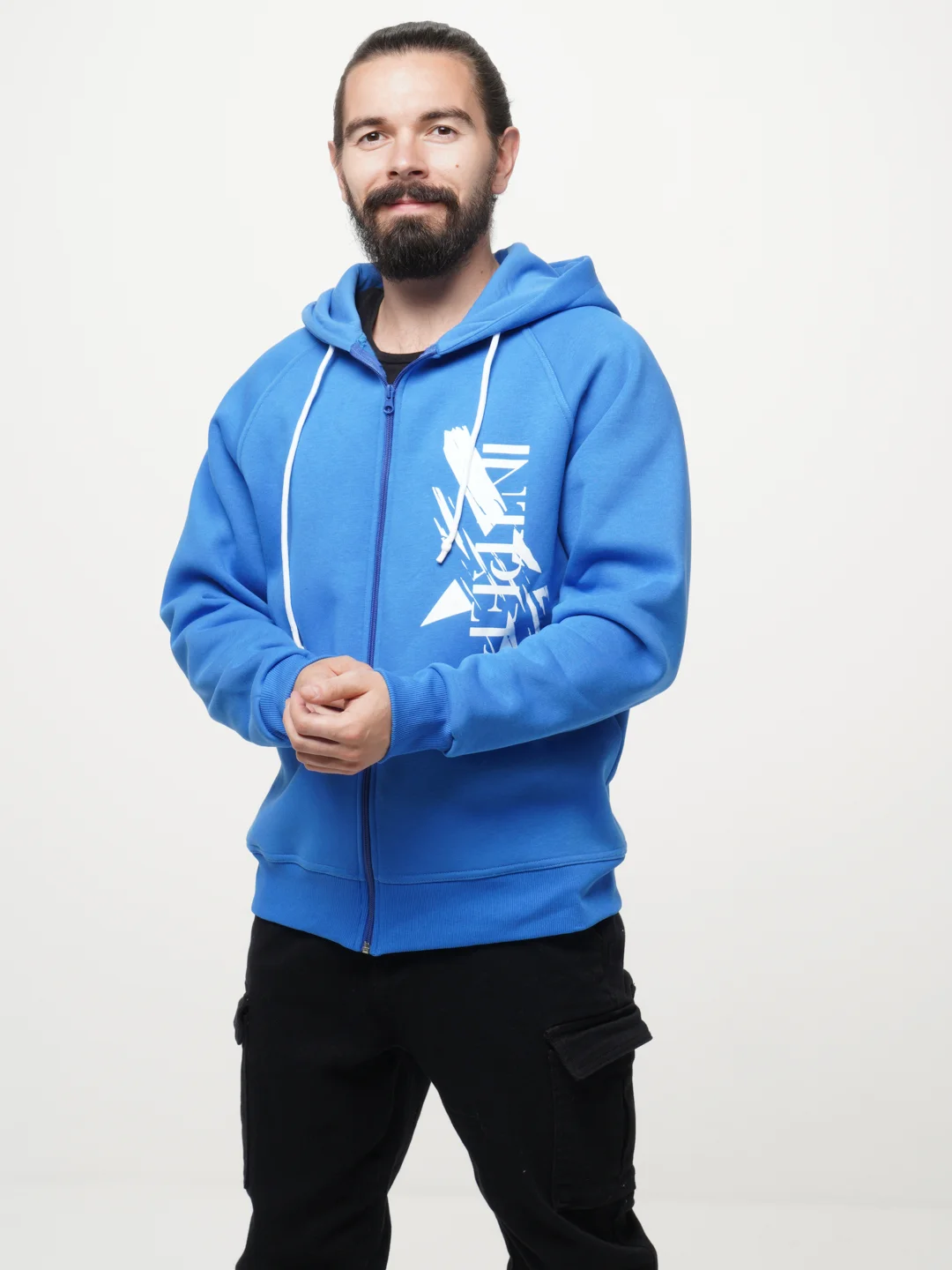 Синий свитшот MIND THE TEE синий