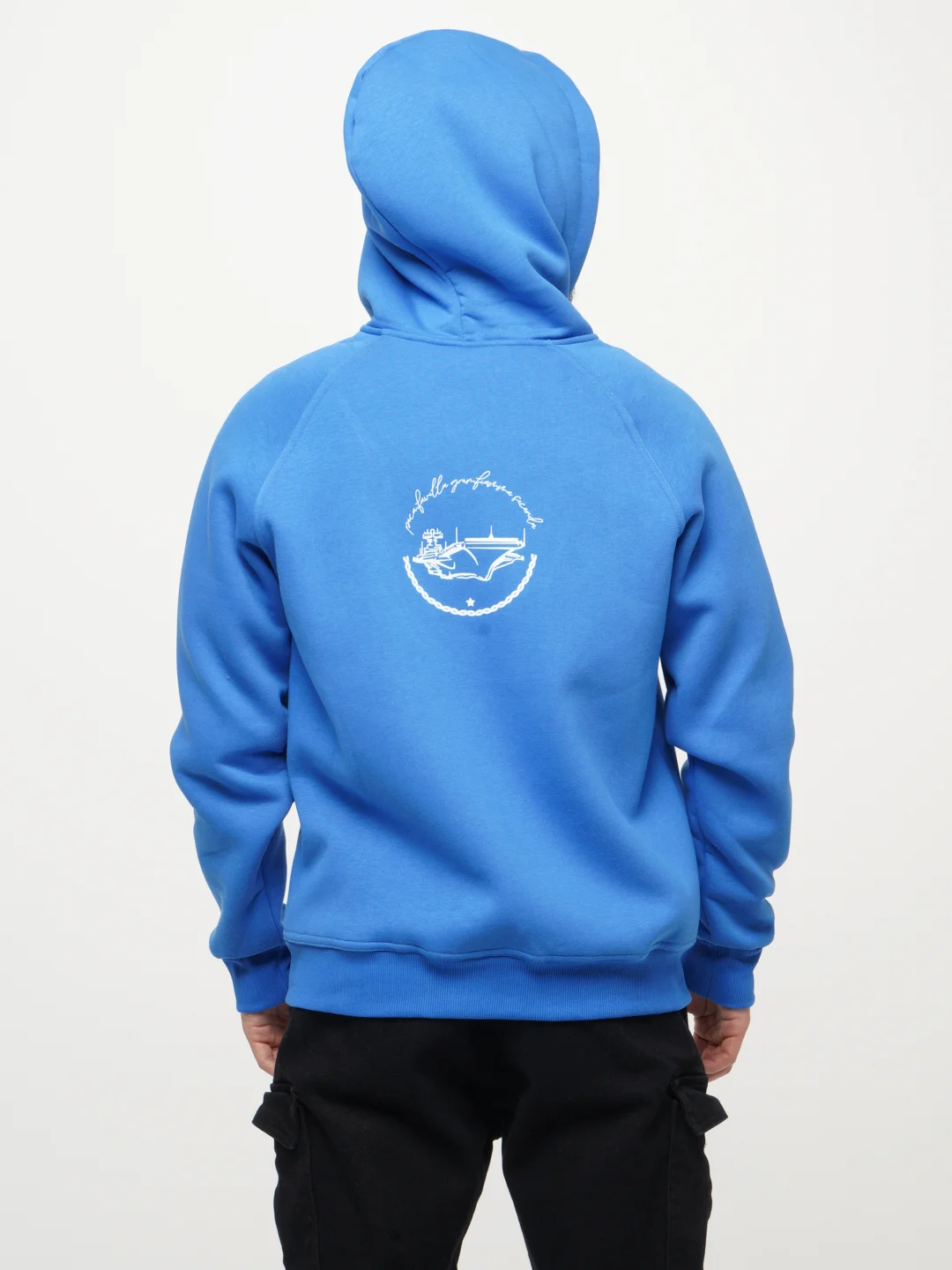 Синий свитшот MIND THE TEE синий
