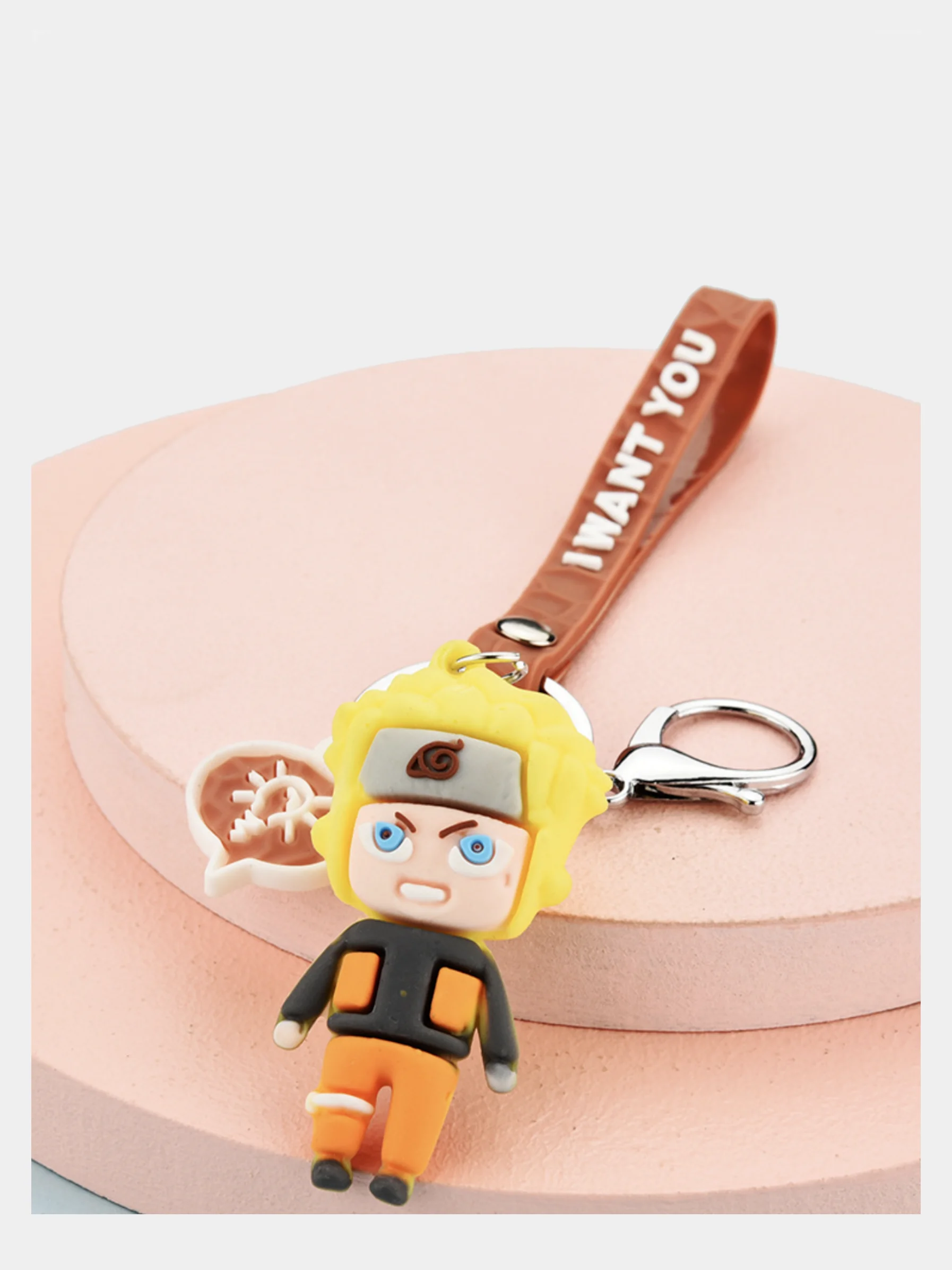 Желтый брелок, герои Naruto (Наруто), Какаши, Дзирая, Итачи
