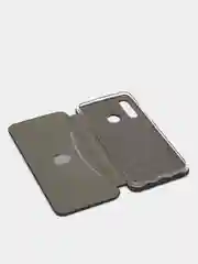 Черный чехол книжка Huawei Honor P30 Lite/20S/P30 Lite New Edition/20 Lite(Хонор П30 Лайт/20С)