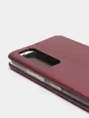 Багровый чехол-книжка Samsung Galaxy S20 FE, S20FE (Самсунг Галакси С20 ФЕ)