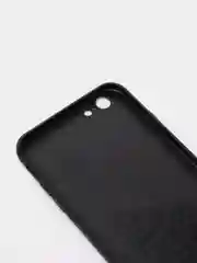 Синий чехол для Айфон кожаный с глянцевым противоударным стекло для iPhone IHaitun