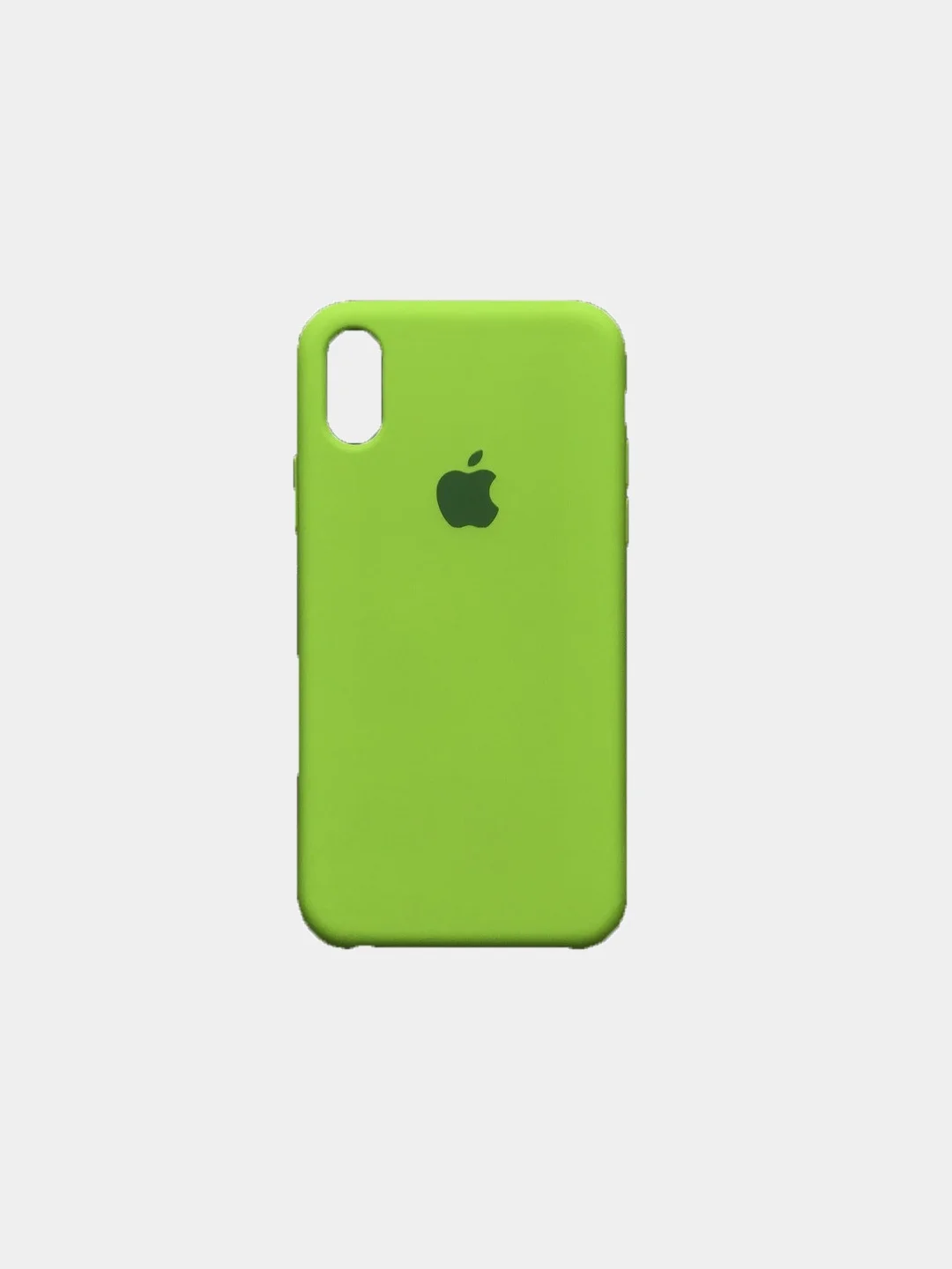 Зеленый чехол для iPhone X / XS Silicone Case