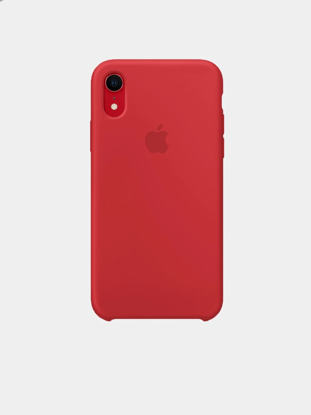 Красный чехол для iPhone XR Silicone Case