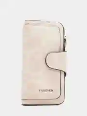 Розовый кошелек-клатч женский