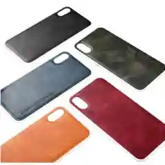 Мягкий чехол для айфон из TPU и кожи для iPhone
