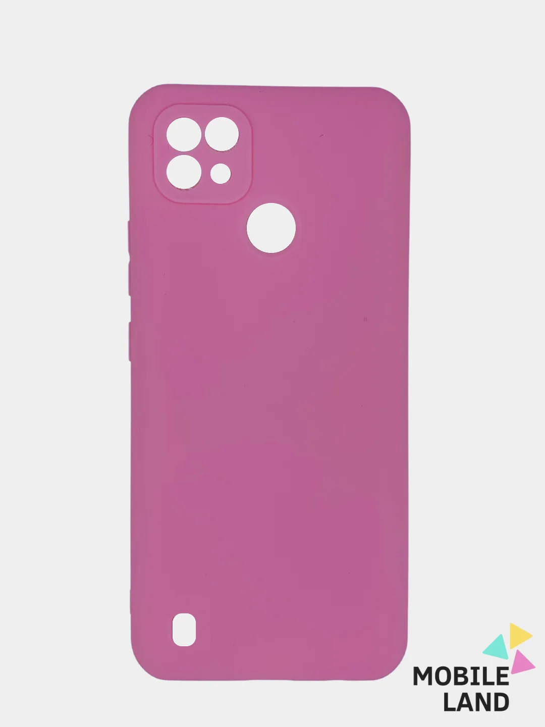 Бирюзовый чехол для Realme C21 силиконовый матовый