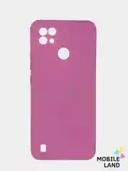 Бирюзовый чехол для Realme C21 силиконовый матовый