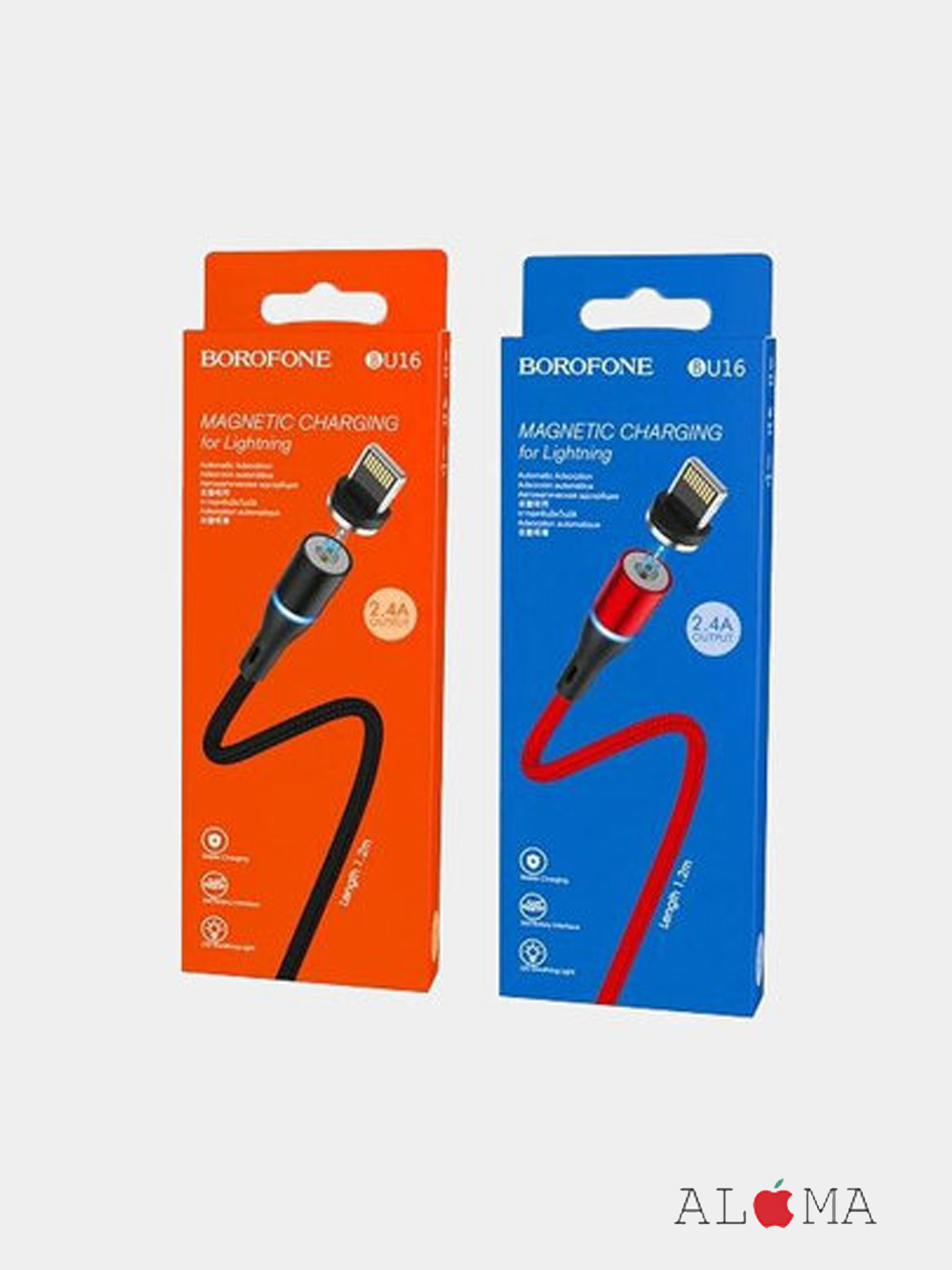 Магнитный зарядный USB-кабель BOROFONE BU16, micro USB / type-c /  lightning(iphone) купить по цене 686 ₽ в интернет-магазине Магнит Маркет