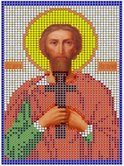 Рисунок на ткани для вышивания бисером "Св. Мчк. Назарий"