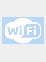 Наклейка "Wi-Fi", 15 х 10 см