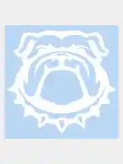 Наклейка на авто "БУЛЬДОГ - BULLDOG" 15х14см